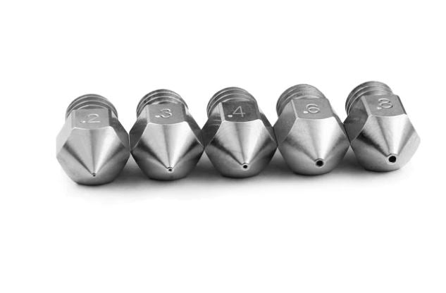Micro-swiss MK8 Plated Wear Resistant Nozzle (CR10 / ENDER / TORNADO / MAKERBOT)