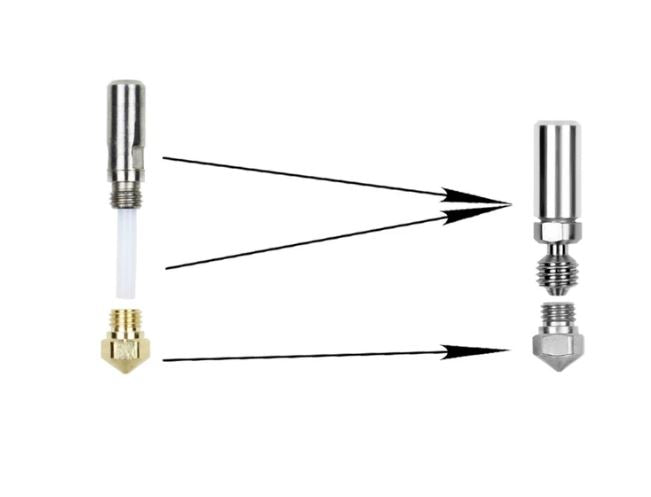 Micro-swiss MK10 All Metal Hotend Kit- 0.4mm