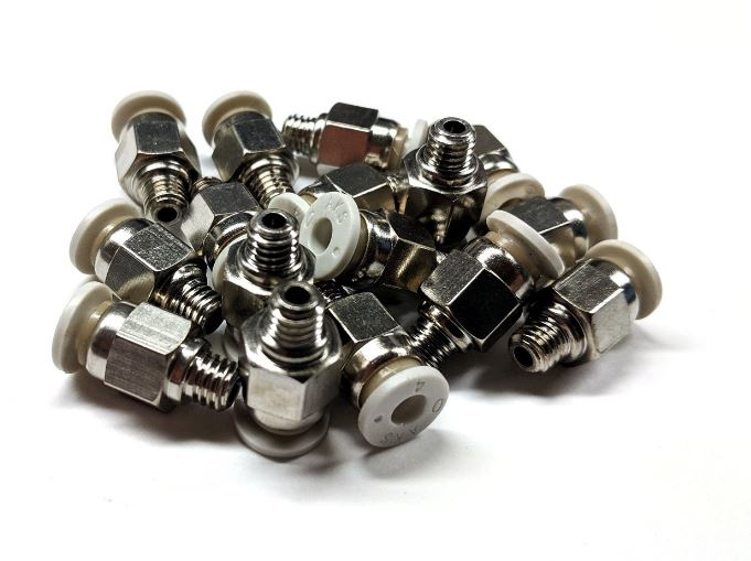 Capricorn 4 Pack PC4-M6 Fittings - For 1.75mm Bowden Tubing