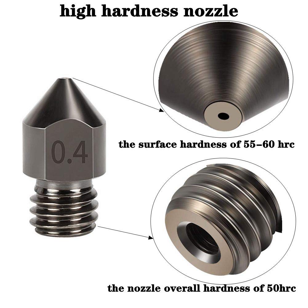 Bassen3D Hardened Steel MK8 Nozzle 1.75mm