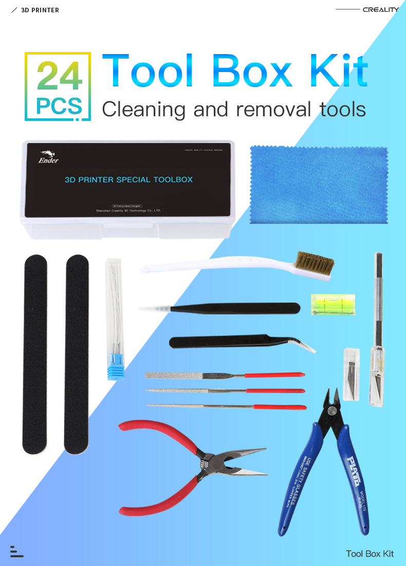 Creality Cleaning and Removal Tools- Tool Box Kit