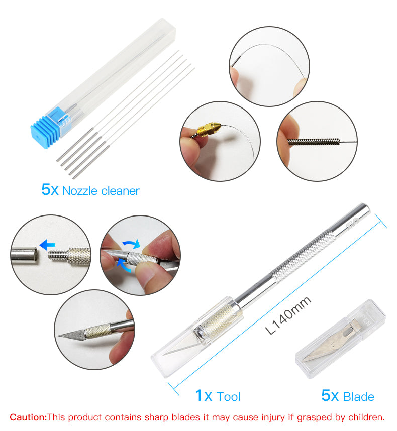 Creality Cleaning and Removal Tools- Tool Box Kit