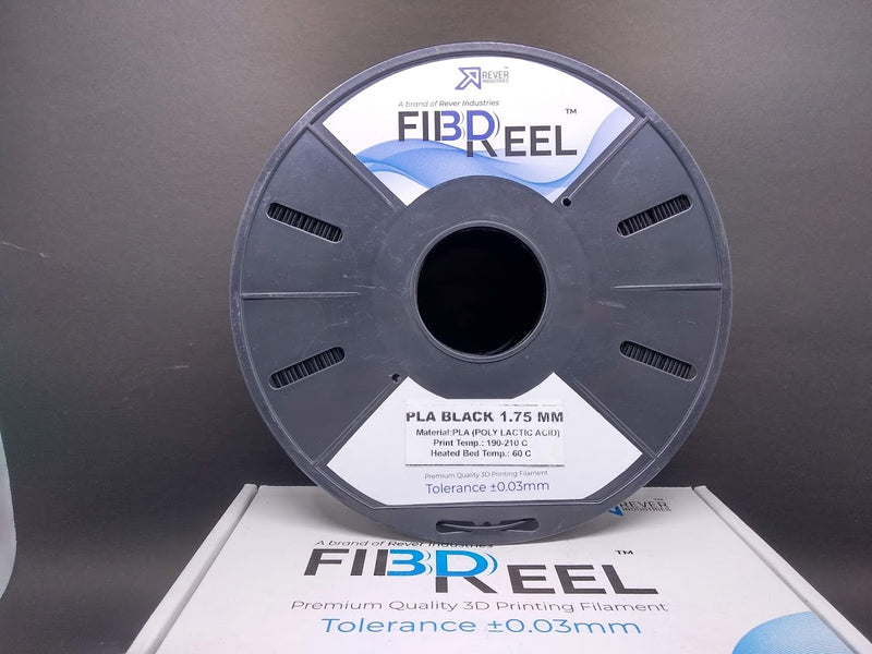 Fibreel PLA Filament 1.75MM - Black 1 KG