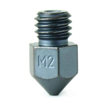 Micro-swiss M2 Hardened High Speed Steel Nozzle - MK8 (CR10 / ENDER / TORNADO / MAKERBOT)