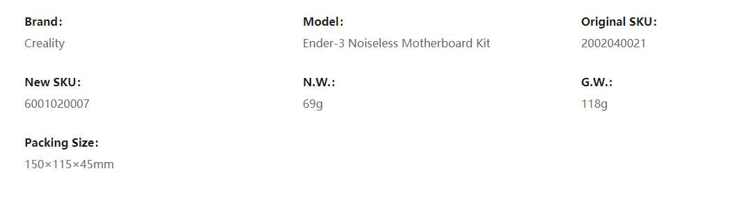 Creality Upgraded V4.2.7 Ender 3 Silent Mainboard with TMC2225 Driver, Super Quiet Mute Motherboard for Ender 3 Pro/Ender 5/Ender 3 V2 3D Printer