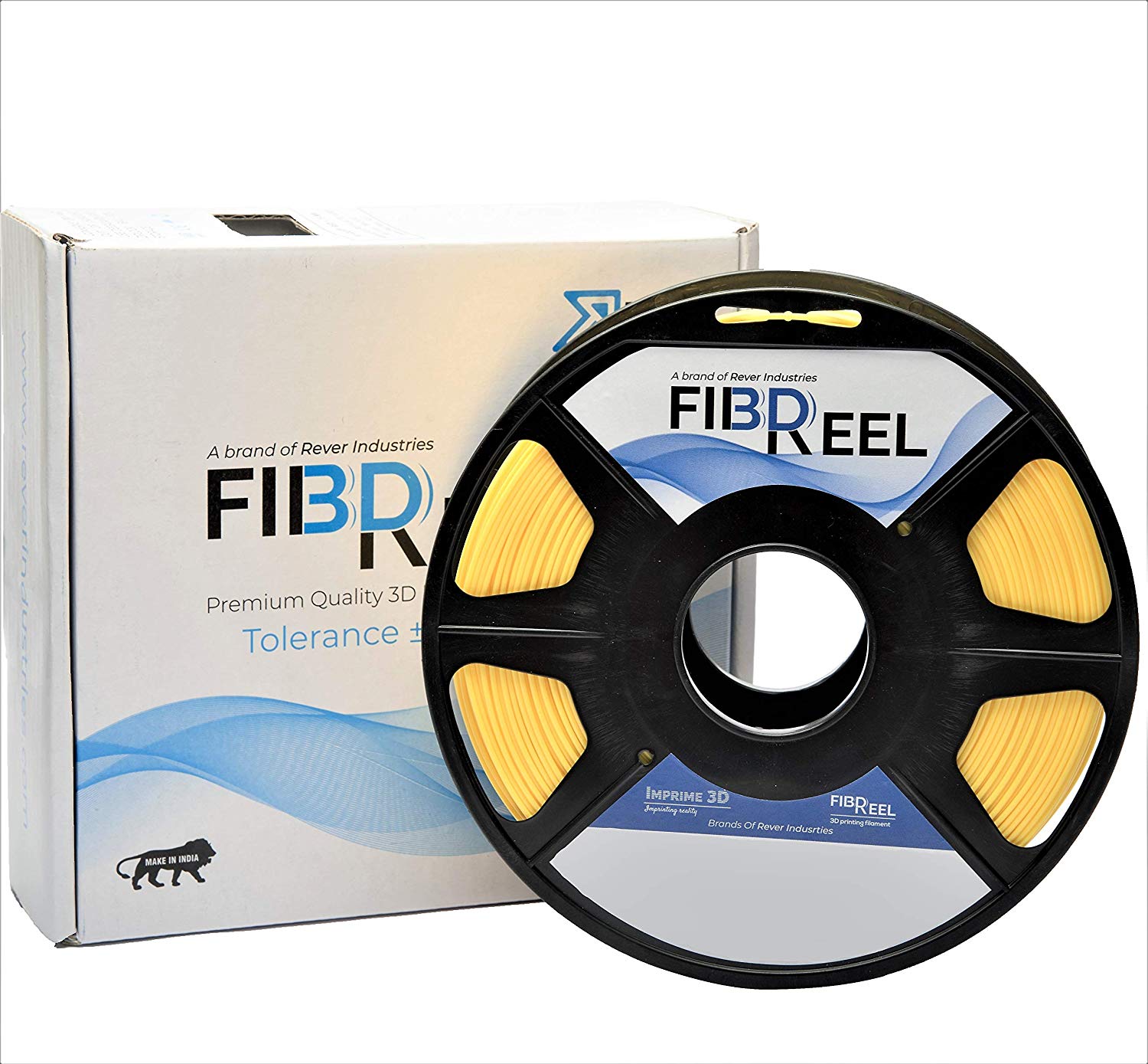 Fibreel PLA Filament 1.75MM - Yellow 1 KG