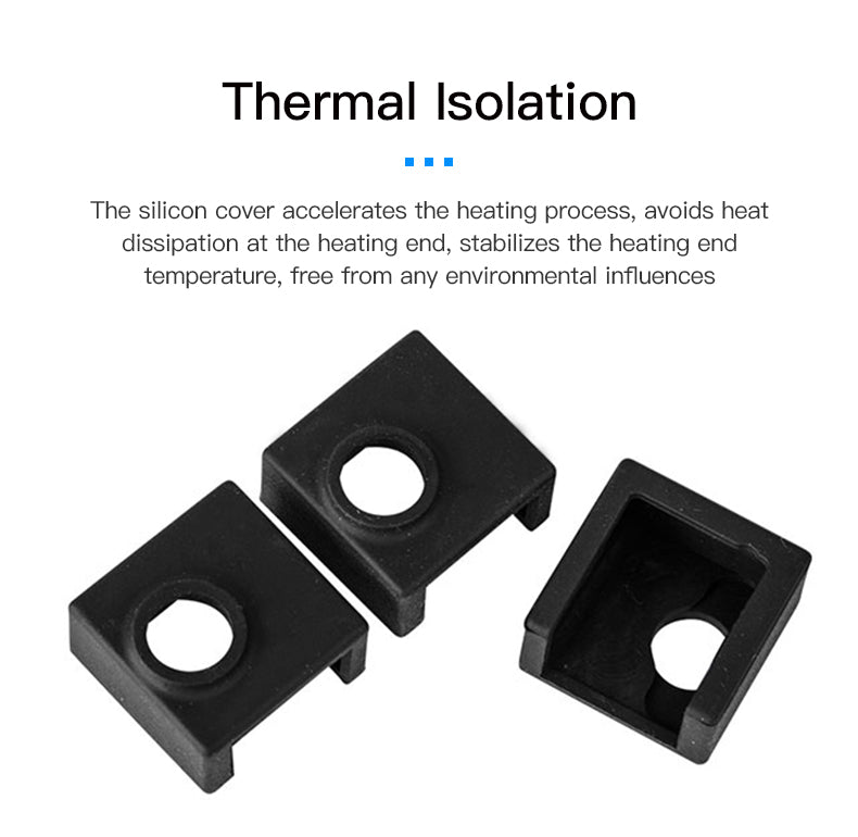 Creality Silicone Sock For Heat Block 23*17.5*1.5mm / 1 PCS